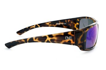 Image of Optic Nerve One Gamefish Sunglasses, Shiny Dark Demi Frame, Polarized Smoke with Green Mirror Lens 17025