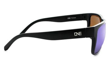 Image of Optic Nerve One Kingfish Sunglasses, Shiny Dark Demi Frame, Polarized Smoke with Green Mirror Lens, 17023