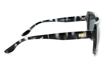 Image of Optic Nerve One Kumari Suglasses - Womens, Shiny Grey Marble Frame, Polarized Smoke Lens 18038