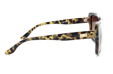 Image of Optic Nerve One Kumari Suglasses - Womens, Shiny Honey Demi Frame, Polarized Brown Fade Lens 17012
