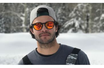 Image of Optic Nerve One Oscar Derento Black Polarized Sunglasses, 18011