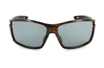 Image of Optic Nerve Primer Polarized Sunglasses, Shiny Dark Driftwood Demi Frame, Lens 2 Sets- Polarized Smoke, Copper 21821