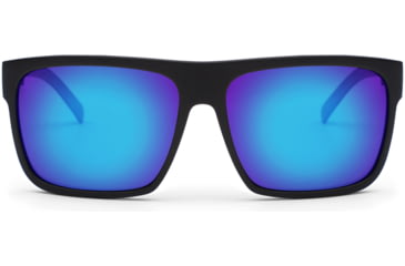 Image of OTIS AFTER DARK Sunglasses - Mens, Matte Black/Mirror Blue Polar, 59-15-135, 15-1904P