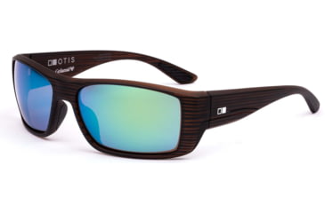 Image of OTIS Coastin Slim Sunglasses - Mens, Wooland Matte Frame/Green Polarized Lens, 162-2203LL
