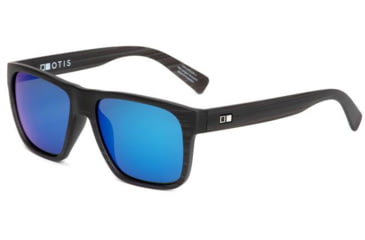 Image of OTIS LIFE ON MARS Sunglasses, Black Woodland Matte/Mirror Blue Polar, 55-17-135, 21-2101P