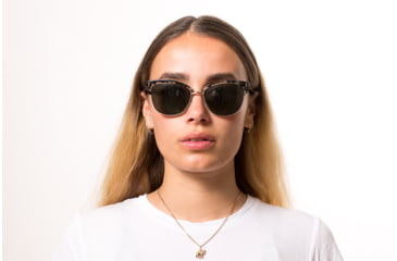 Image of OTIS LITTLE LIES Sunglasses - Womens, Black Tort/Grey Polar, 56-17-140, 20-1805P