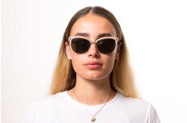 Image of OTIS LITTLE LIES Sunglasses - Womens, Matte Pink Sea Glass/Grey, 56-17-140, 20-1802