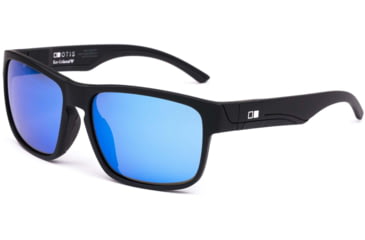 Image of OTIS Rambler Sport Sunglasses - Mens, Matte Black Frame/Blue Polarized Lens, 178-2204LL