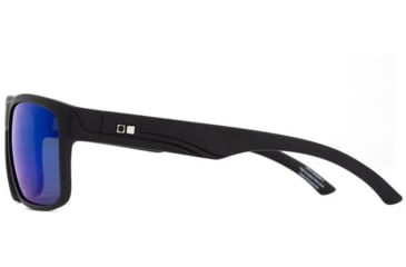 Image of OTIS RAMBLER Sunglasses, Matte Black/Mirror Blue Polar, 58-16-129, 137-2101P