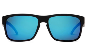 Image of OTIS RAMBLER Sunglasses, Matte Black/Mirror Blue Polar, 58-16-129, 137-2101P
