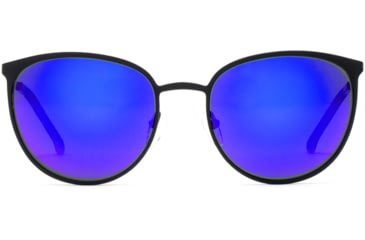 Image of OTIS RUMOURS REFLECT Sunglasses - Womens, Matte Black/Flash Mirror Violet, 54 - 20 - 135, 13-2001