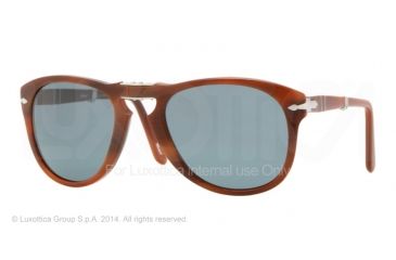Image of Persol PO0714 Bifocal Prescription Sunglasses PO0714-957-4N-52 - Lens Diameter 52 mm, Frame Color Brown