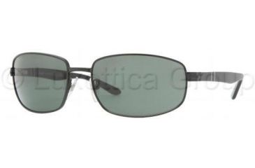 Image of Persol PO2369S Sunglasses 594/31-6118 - Black Crystal Green