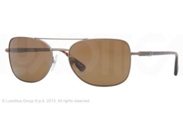 Image of Persol PO2420S Progressive Prescription Sunglasses PO2420S-101857-56 - Lens Diameter 56 mm, Lens Diameter 56 mm, Frame Color Matte Brown