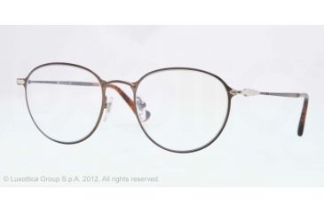 Image of Persol PO2426V Bifocal Prescription Eyeglasses 1053-50 - Brown Frame, Demo Lens Lenses