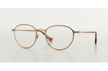 Image of Persol PO2426V Bifocal Prescription Eyeglasses 1054-50 - Gold Frame, Demo Lens Lenses