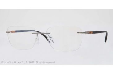 Image of Persol PO2428V Bifocal Prescription Eyeglasses 1011-52 - Gun Metal Frame, Demo Lens Lenses