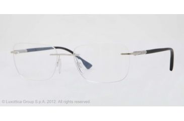 Image of Persol PO2428V Bifocal Prescription Eyeglasses 1014-52 - Silver Frame, Demo Lens Lenses