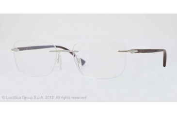 Image of Persol PO2428V Bifocal Prescription Eyeglasses 1021-52 - Silver Frame, Demo Lens Lenses