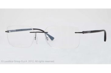 Image of Persol PO2429V Progressive Prescription Eyeglasses 1009-53 - Matte Black Frame, Demo Lens Lenses