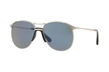 Image of Persol PO2649S Progressive Prescription Sunglasses, 55mm, Silver, PO2649S-518-56-55-PRO
