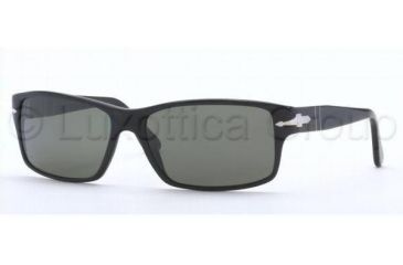 Image of Persol PO2761S Single Vision Prescription Sunglasses PO2761S-95-58-5716 - Lens Diameter: 57 mm, Frame Color: Black