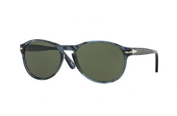 Image of Persol PO2931S Bifocal Prescription Sunglasses PO2931S-103131-55 - Lens Diameter 55 mm, Frame Color Stripped Blue