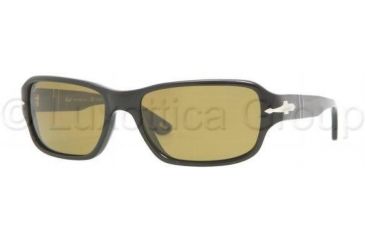 Image of Persol PO2976S Progressive Prescription Sunglasses PO2976S-95-24-5617 - Lens Diameter: 56 mm, Frame Color: Black