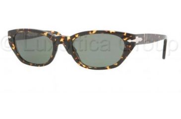 Image of Persol PO2977S Single Vision Prescription Sunglasses PO2977S-914-31-5019 - Lens Diameter: 50 mm, Frame Color: Dark Havana Orange