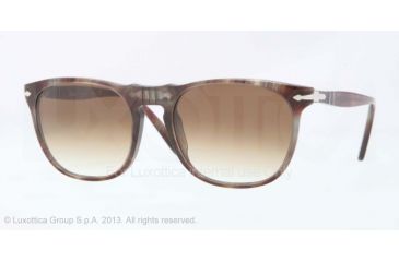 Image of Persol PO2994S Sunglasses 972/51-52 - Havana Brown/ Smoke Frame, Gradient Brown Lenses