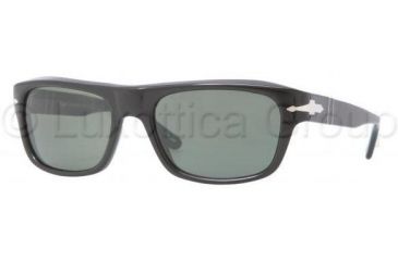 Image of Persol PO3001S Progressive Prescription Sunglasses PO3001S-95-31-5519 - Lens Diameter: 55 mm, Frame Color: Black