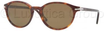 Image of Persol PO3015S Progressive Prescription Sunglasses PO3015S-24-57-51 - Lens Diameter 51 mm, Lens Diameter 51 mm, Frame Color Havana