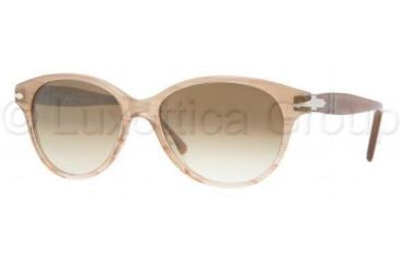 Image of Persol PO3017S Bifocal Prescription Sunglasses PO3017S-946-51-5200 - Lens Diameter 52 mm, Frame Color Pink / Brown Gradient Pink Crystal