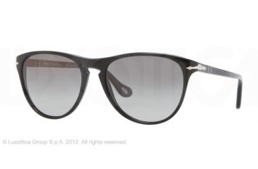 Image of Persol PO3038S Bifocal Prescription Sunglasses PO3038S-95-M3-52 - Lens Diameter 52 mm, Frame Color Black