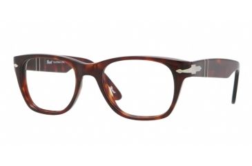 Image of Persol PO3039V Eyeglass Frames 24-54 - Havana Frame, Demo Lens Lenses