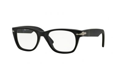 Image of Persol PO3039V Eyeglass Frames 900-54 - Matte Black Frame, Demo Lens Lenses