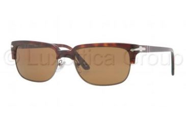 Image of Persol PO3043S Bifocal Prescription Sunglasses PO3043S-24-33-5418 - Lens Diameter 54 mm, Frame Color Havana
