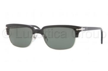 Image of Persol PO3043S Bifocal Prescription Sunglasses PO3043S-95-31-5418 - Lens Diameter 54 mm, Frame Color Black