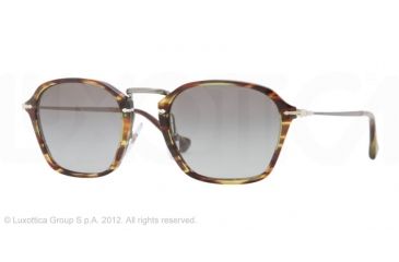 Image of Persol PO3047S Progressive Prescription Sunglasses PO3047S-938-M3-49 - Lens Diameter 49 mm, Frame Color Striped Green