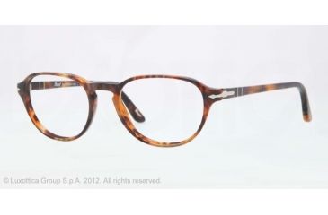 Image of Persol PO3053V Progressive Prescription Eyeglasses 108-50 - Caffe' Frame, Demo Lens Lenses