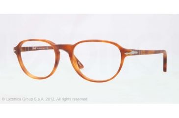 Image of Persol PO3053V Progressive Prescription Eyeglasses 9006-50 - Terra Di Siena Frame, Demo Lens Lenses