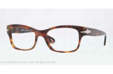Image of Persol PO3054V Progressive Prescription Eyeglasses 108-51 - Caffe' Frame, Demo Lens Lenses