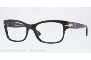 Image of Persol PO3054V Progressive Prescription Eyeglasses 95-51 - Black Frame, Demo Lens Lenses