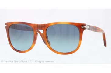 Image of Persol PO3055S Single Vision Prescription Sunglasses PO3055S-96-S3-54 - Lens Diameter 54 mm, Frame Color Terra Di Siena