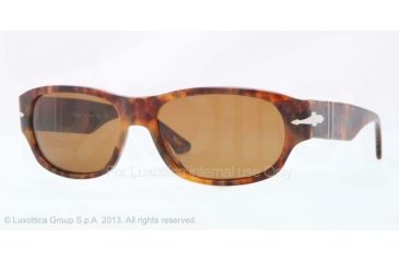 Image of Persol PO3068S Sunglasses 108/33-57 - Caffe' Frame, Crystal Brown Lenses