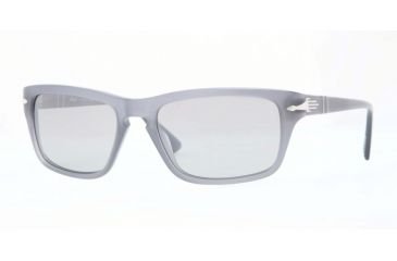 Image of Persol PO3074S Progressive Prescription Sunglasses PO3074S-100382-55 - Lens Diameter 55 mm, Frame Color Matte Opal Grey