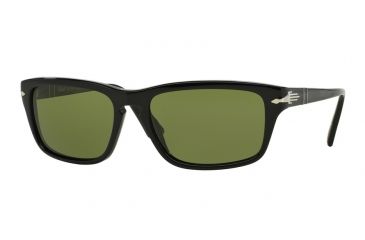 Image of Persol PO3074S Progressive Prescription Sunglasses PO3074S-95-P1-55 - Lens Diameter 55 mm, Frame Color Black