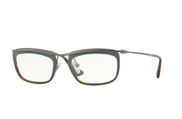 Image of Persol PO3084V Bifocal Prescription Eyeglasses 1007-53 - Top Green/matte Havana Frame