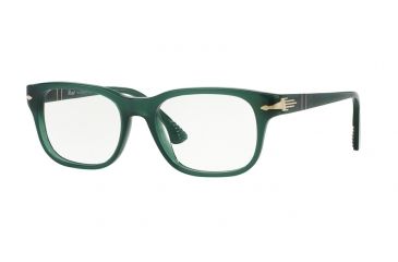 Image of Persol PO3095V Single Vision Prescription Eyeglasses 1001-53 - Opal Green Frame