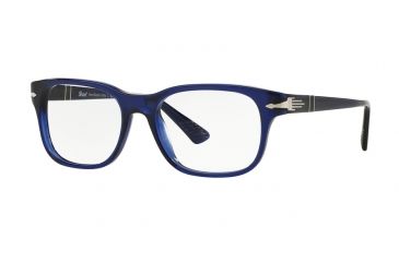 Image of Persol PO3095V Single Vision Prescription Eyeglasses 181-53 - Blue Frame